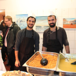 Refugee Kitchen zur Eröffnung in der Galerie auf Zeit